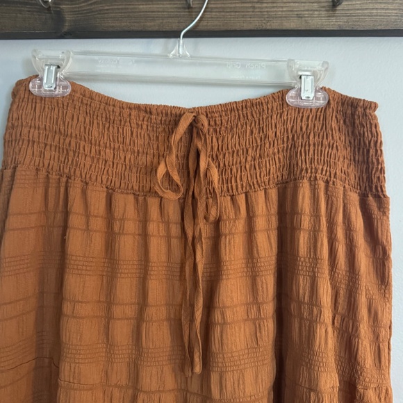Burnt Orange Maxi Skirt - Picture 3 of 5